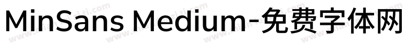 MinSans Medium字体转换